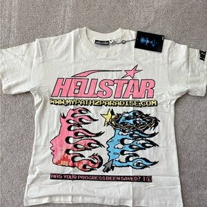 White Hellstar Tee